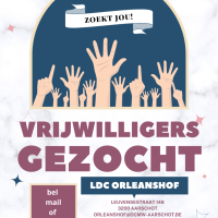 Vrijwilligers gezocht Vrijwilligers gezocht